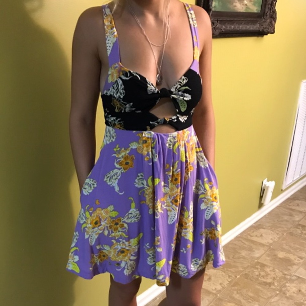 Free People cut out dress